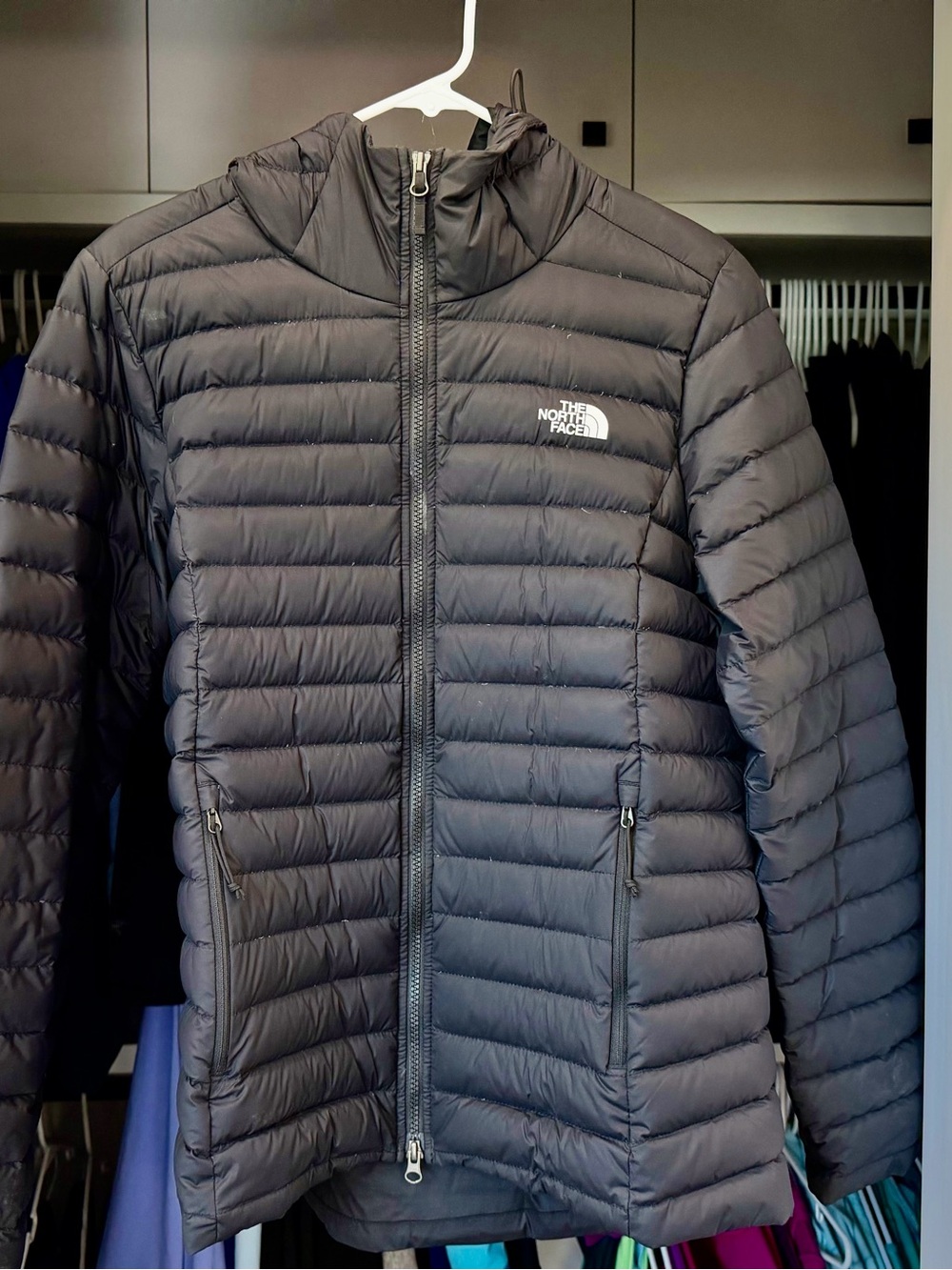 The North Face Black - Women’s Classic Down Hooded Jacket - Picture 2 of 10